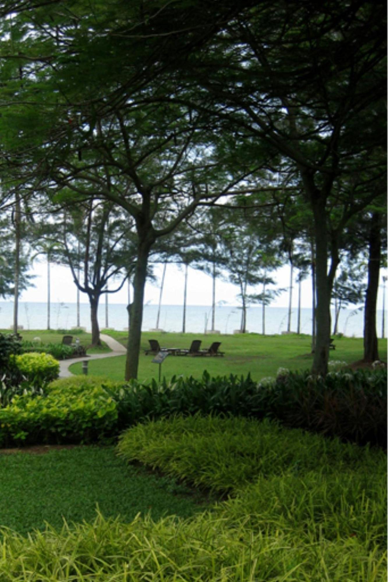 Miri Marriott Resort&Spa Exterior foto View of the ocean from the resort